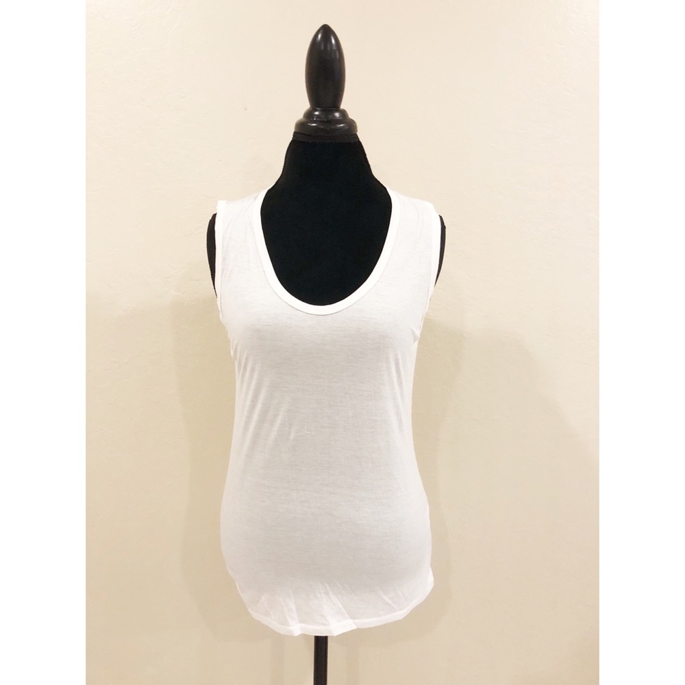 J. Crew White Tank Size Medium